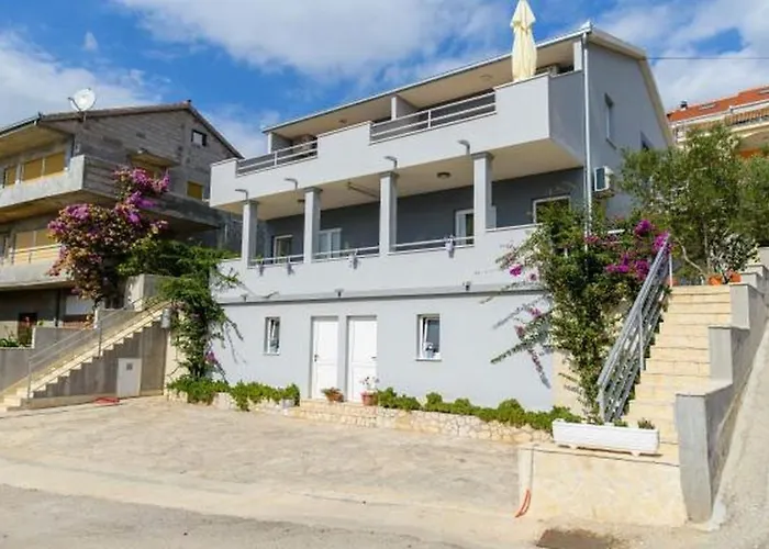 Appartement In Okrug Gornji With Sea View, Air Conditioning, Wifi, Washing Machine 5049-2